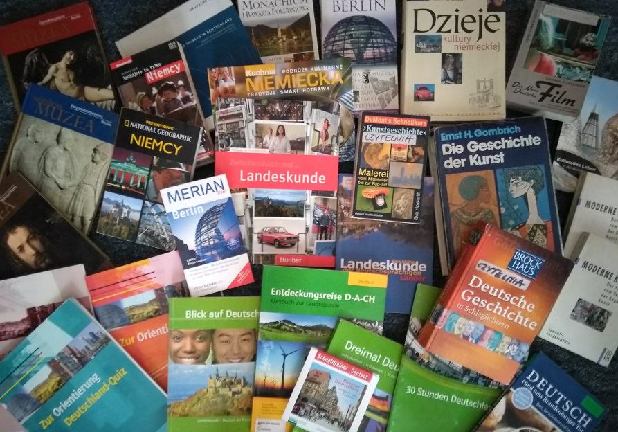 Okładki książek do nauki języka niemieckiego