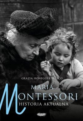 Czarno-biały wizerunek starszej kobiety w kapeluszu z dzieckiem na kolanach. Na okładce również autor i tytuł książki.