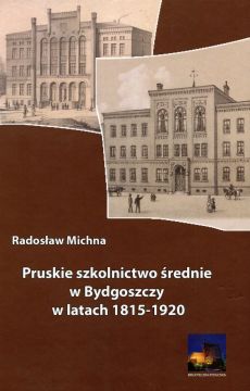 Na okładce stare fotografie dwóch szkół, tytuł, nazwa autora i serii.