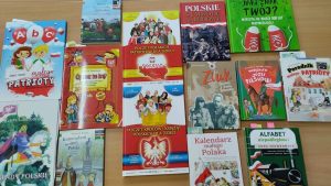 Okładki książek da dzieci o tematyce narodowej, patriotycznej.