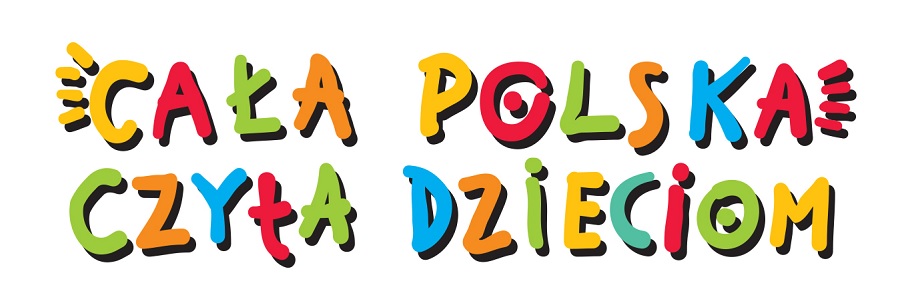 Kolorowy logotyp "Cała Polska Czyta Dzieciom"