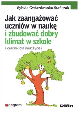 Drzewo obwieszone medalami na okładce książki pt. "Jak zaangażować uczniów w naukę...".