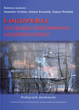 Okładka książki pt. "Logopedia". U góry nazwiska redaktorów. U dołu napis: podręcznik akademicki i nazwa wydawnictwa.
