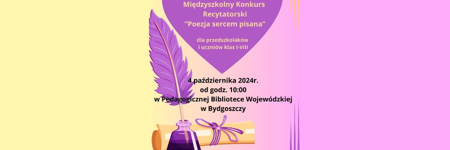 Poezja sercem pisana – konkurs