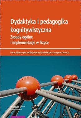 Konstrukcja przypominająca model połączeń atomów na okładce książki pt. "Dydaktyka i pedagogika kognitywna".