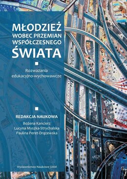 Sieć wielopoziomowych skrzyżowań na okładce książki pt. "Młodzież wobec przemian współczesnego świata".