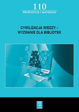 Komputer na okładce książki "Cywilizacja wiedzy".