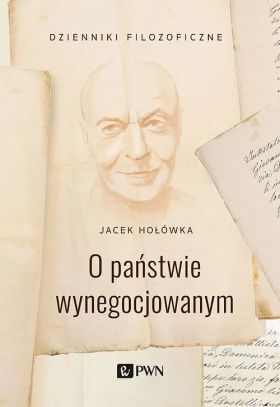Twarz mężczyzny na okładce książki "O państwie wynegocjowanym".