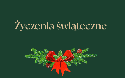 Życzenia świąteczne
