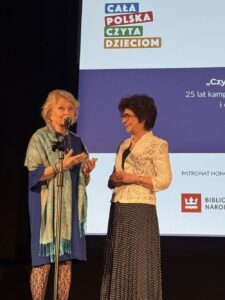 Organizatorka konferencji i aktorka Magdalena Zawadzka.