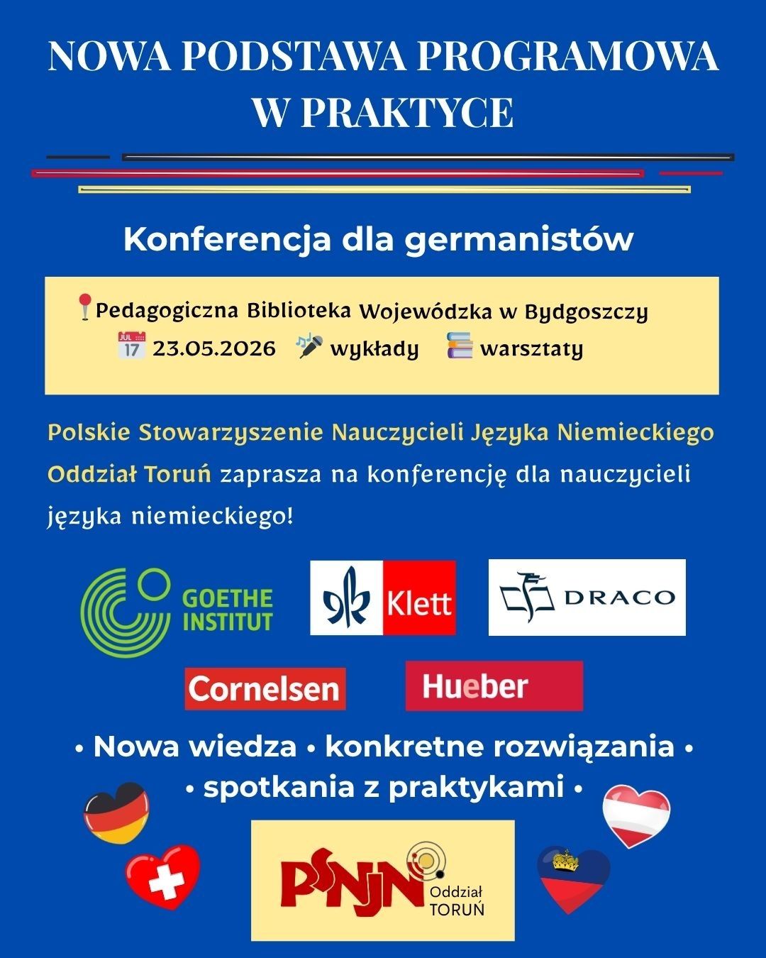 Plakat informacyjny konferencji.