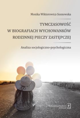 Okładka książki: Dziewczynka z balonami siedzi na środku pustej drogi. Powyżej nazwa autora, tytuł i logo wydawcy.