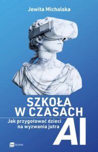Popiersie z okularami VR na oczach.