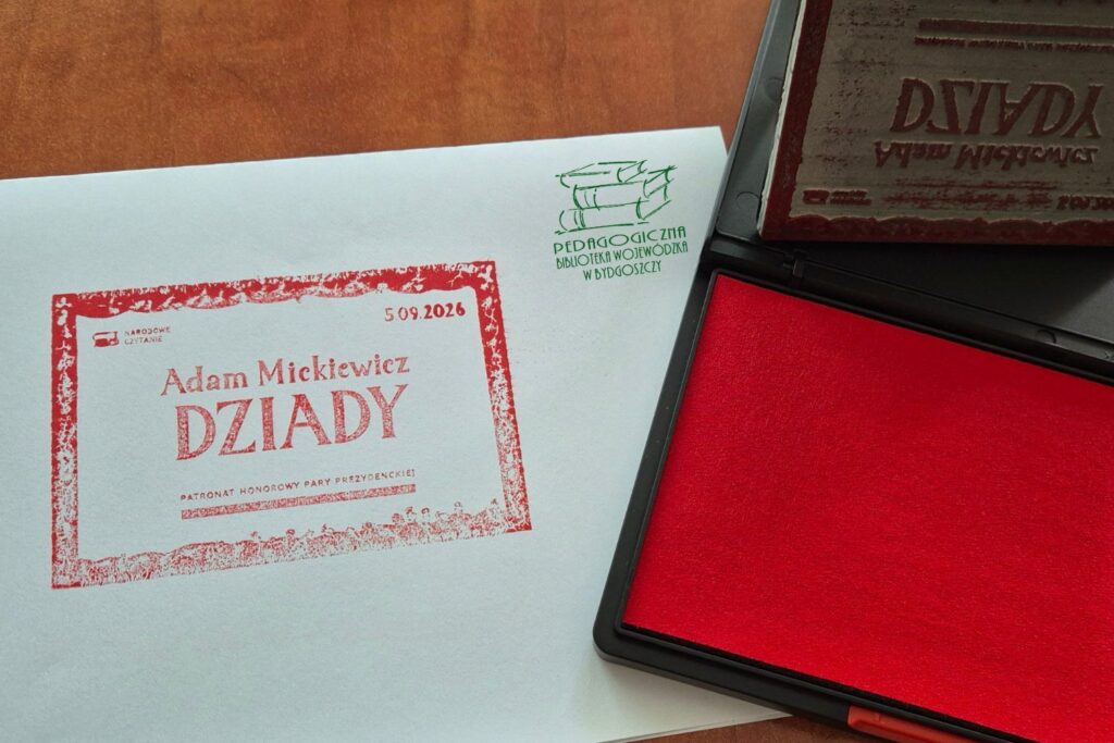 Pieczęć i odbicie pieczęci "Narodowe Czytanie "Dziady" 2026